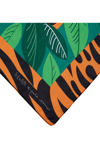 The Tranquil Tiger Square Scarf