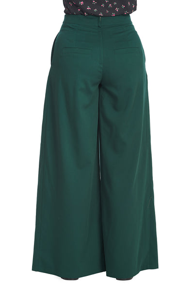 Diamond 40s Trousers: Green