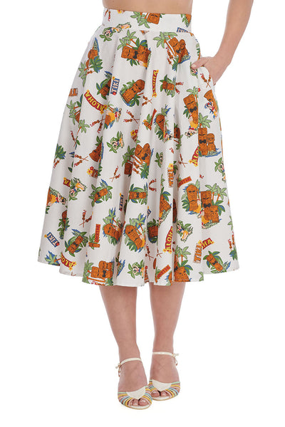 Tiki Club Swing Skirt