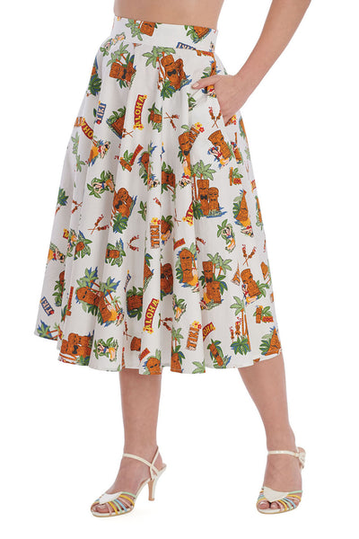 Tiki Club Swing Skirt