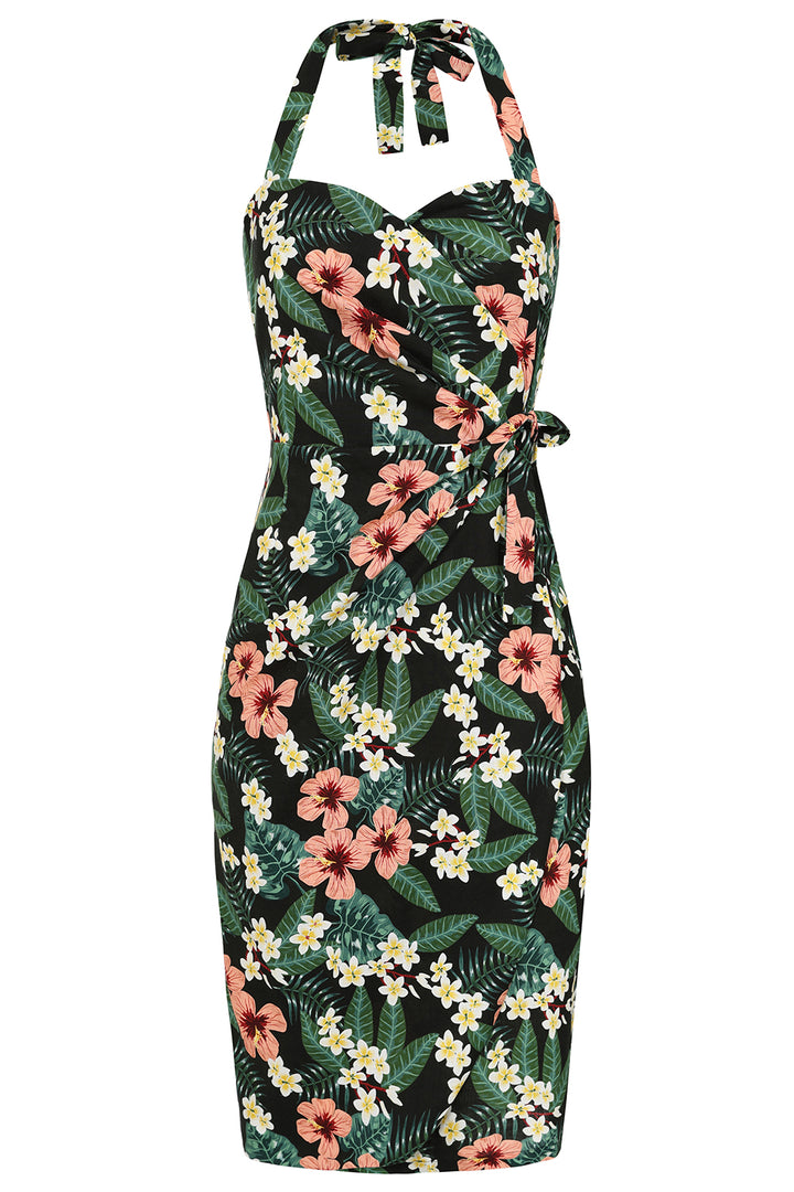 Evie Tropical Tiare Sarong Dress
