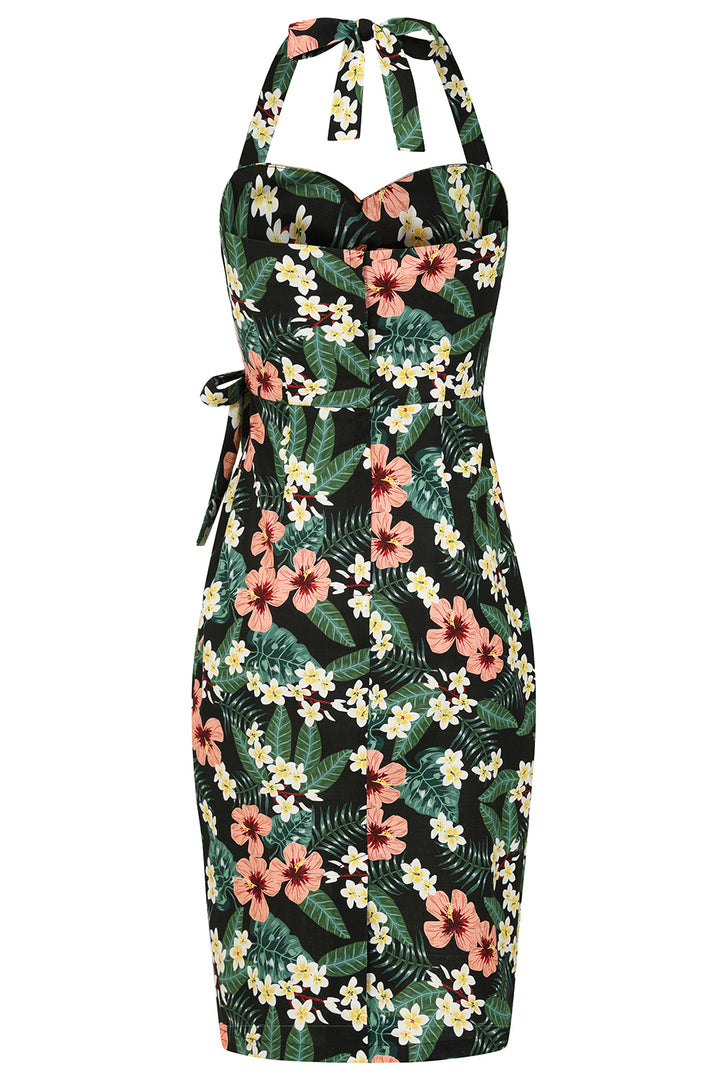 Evie Tropical Tiare Sarong Dress