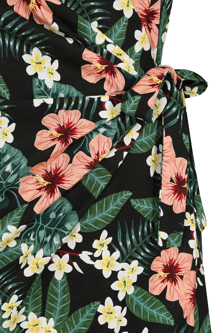Evie Tropical Tiare Sarong Dress