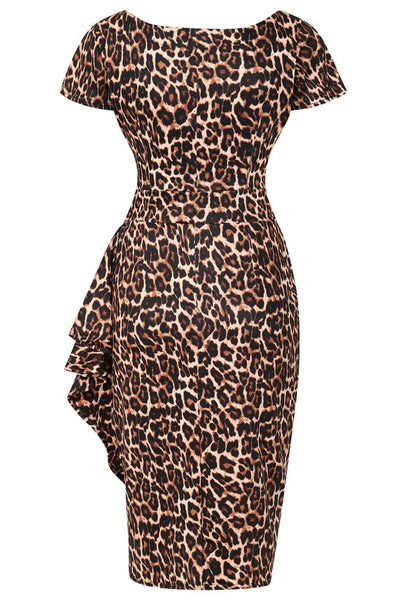 Elsie Dress - Leopard Print