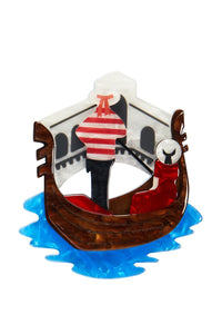 Canals of Venice Brooch
