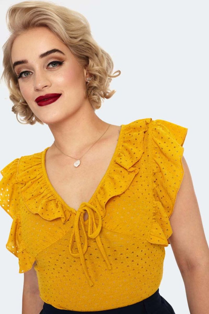 Louis Retro Yellow Top