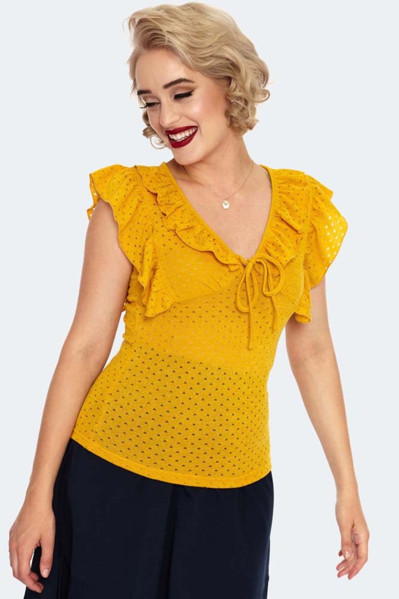 Louis Retro Yellow Top