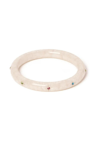 Narrow Frosted Gems Bangle