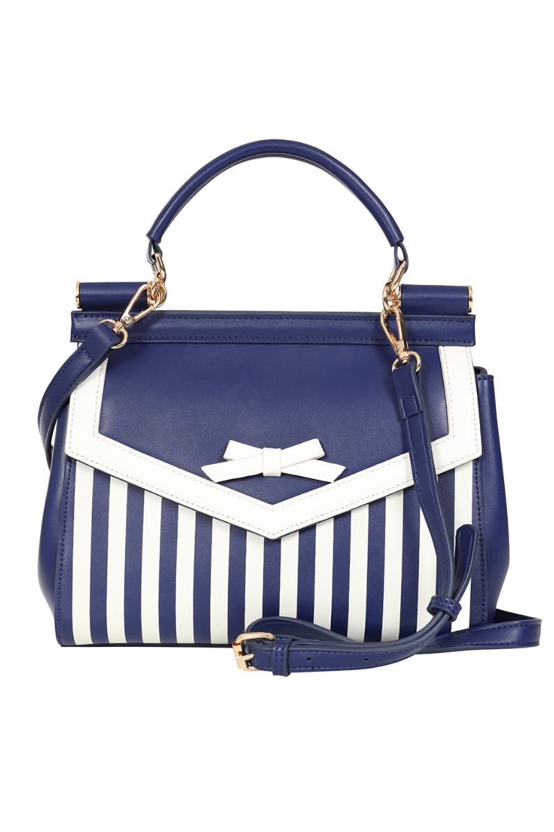 Navy Ravello Handbag