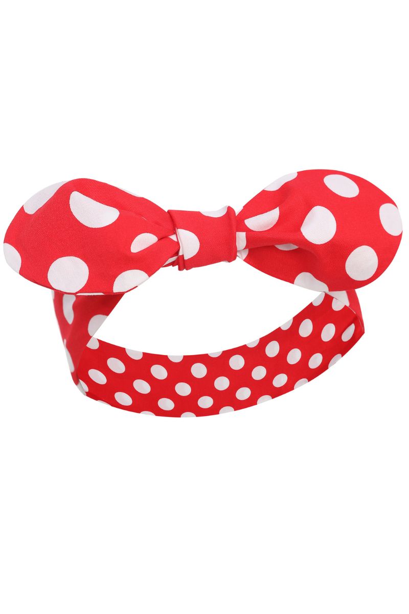 Red & White Polka Dot Headband