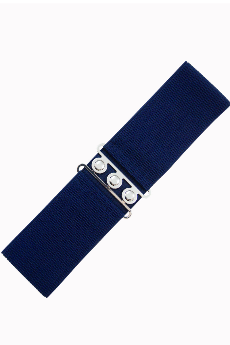 Vintage Stretch Belt: NAVY - Fluro Sugar