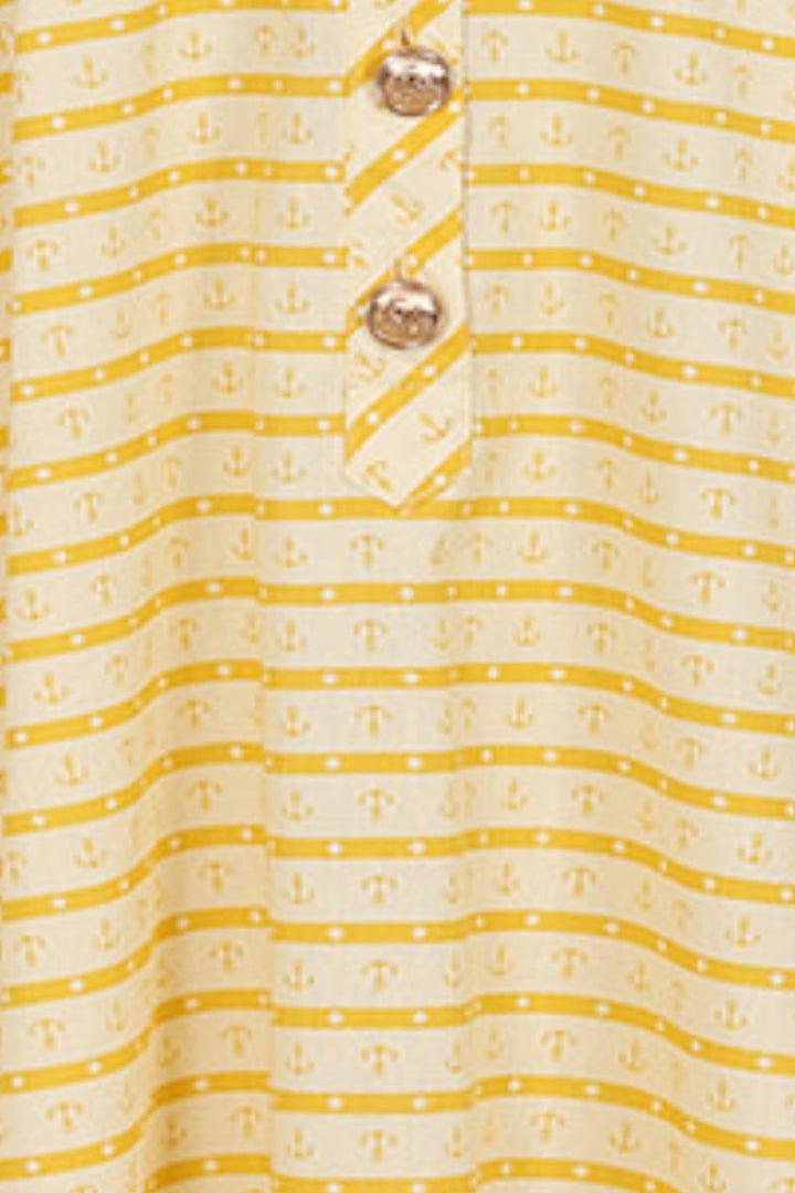 Bella 'Anchor Ahead' Dress: yellow