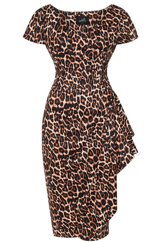 Elsie Dress - Leopard Print