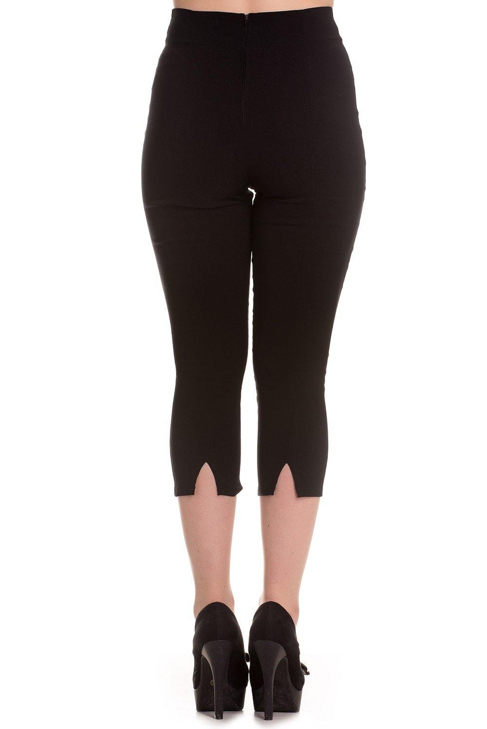 Tina Capris: Black - Fluro Sugar
