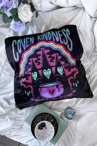 Coven of kindness Cushion Cover
