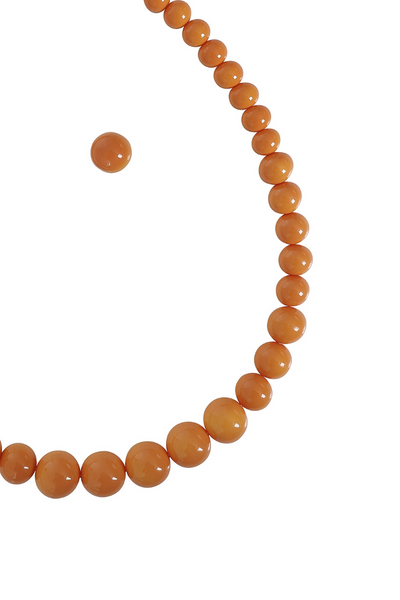 *NEW* Natalie Style Bead Necklace Set: Orange - Fluro Sugar