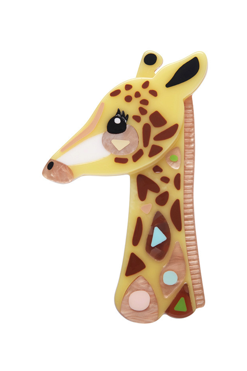 The Genteel Giraffe Brooch