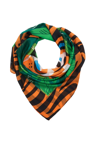 The Tranquil Tiger Square Scarf