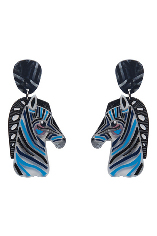 The Zealous Zebra Earrings