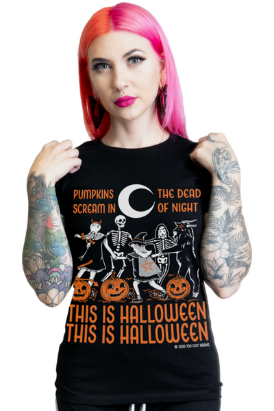 This Is Halloween Graphic T Shirt - Fluro Sugar